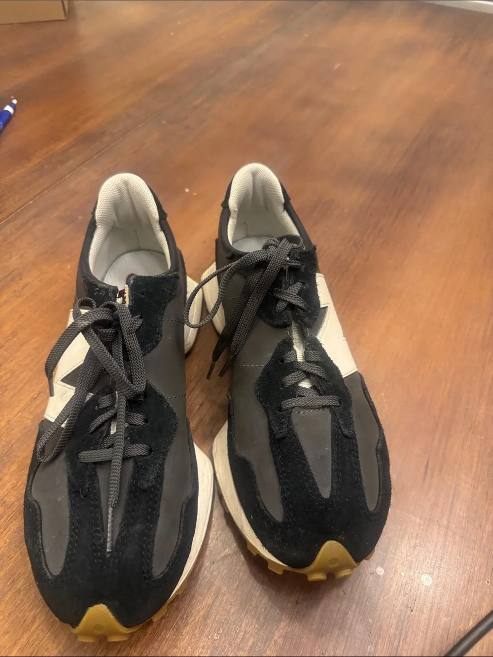 New Balance Black & White Retro Runner Sneakers - Picture 2 of 3